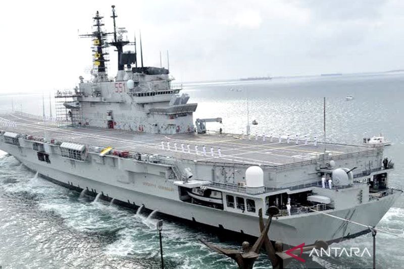 Spesifikasi KRI Gajah Mada, kapal induk baru TNI AL dari Italia